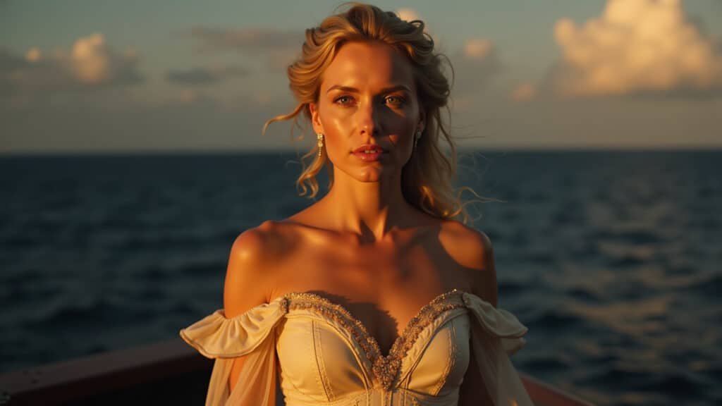 Gwyneth Paltrow como Rose em Titanic: Uma visão alternativa da protagonista.