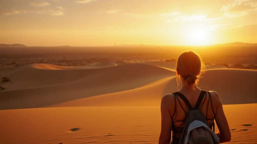 Jalapão, Brazil: Golden dunes at sunset, professional photography, 8K, sharp focus, natural Dunas do Jalapão, TO: Aventura no deserto brasileiro.