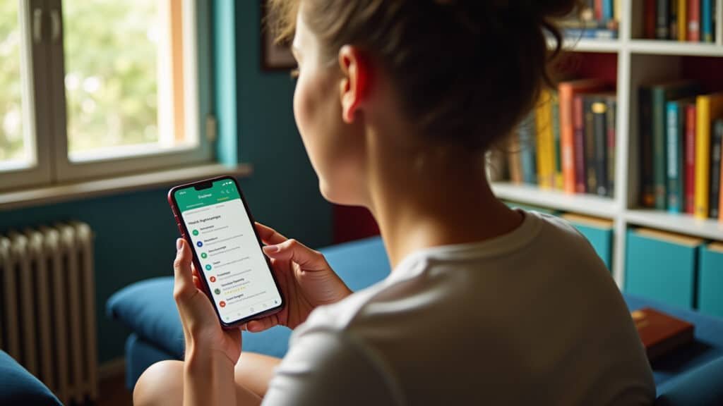 Aprendendo idiomas com o aplicativo Duolingo.